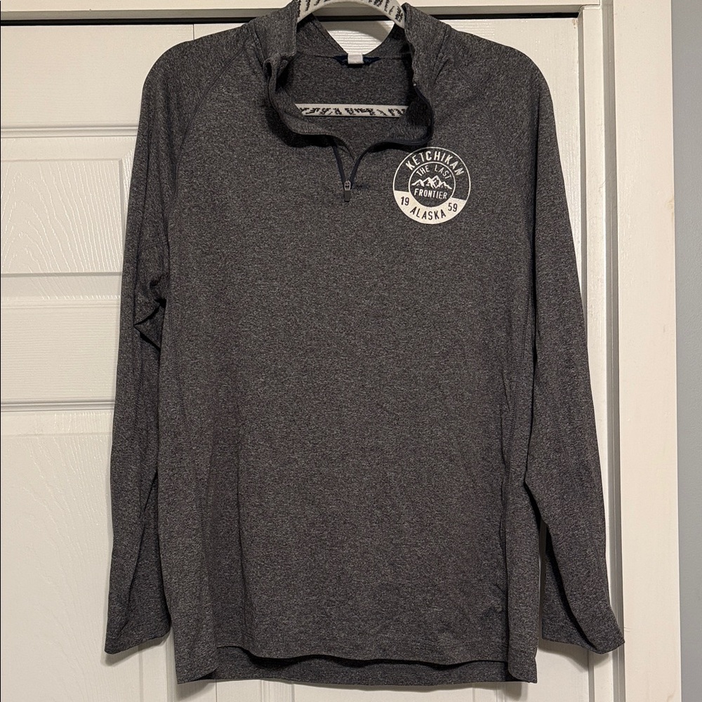 MV Sport Gray Pullover featuring Ketchikan, Alaska emblem